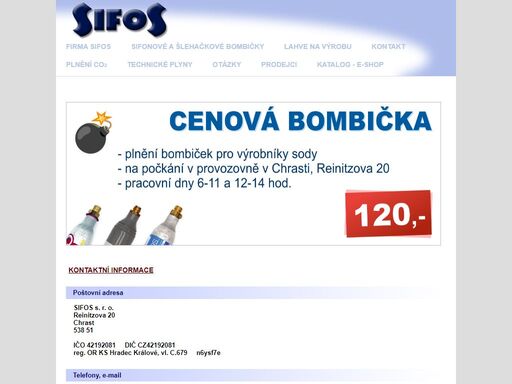 sifos s. r. o. chrast u chrudimi