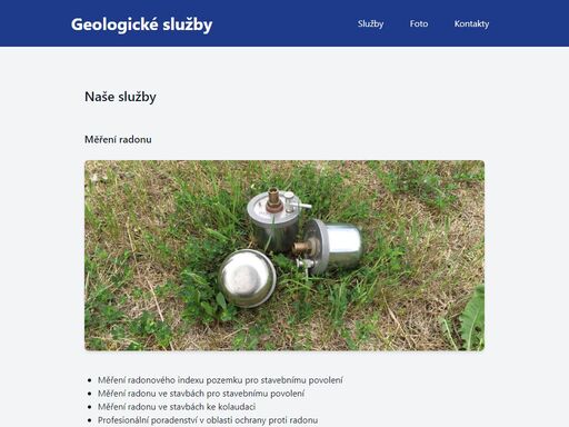 profesionální měření radonu v chomutově, mostě, lounech, karlových varech, teplicích, podbořanech a žatci. radonové posudky a geologické služby.