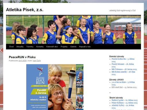atletický klub registrovaný u čas