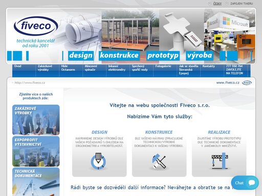 fiveco, design výrobku, konstrukce výrobku, výrobní dokumentace, výroba, realizace výrobku, konstrukční návrh