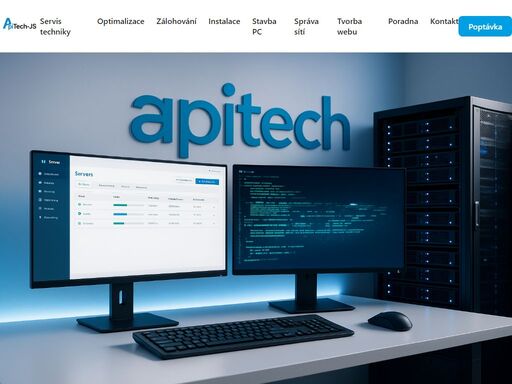 pomáhám s počítači, sítěmi, weby a další technikou. poctivě, lidsky a bez zbytečných řečí. apitech.cz – vaše it pomoc, když je třeba.