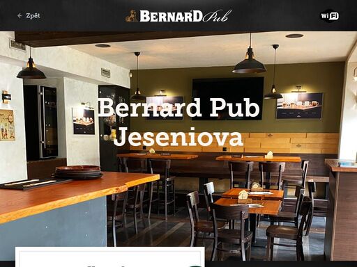 restaurace, hospoda, pivo, bernard, bernardpub
restaurace bernardpub jeseniova vás zve na dobré posezení u dobrého jídla a kvalitního piva bernard.