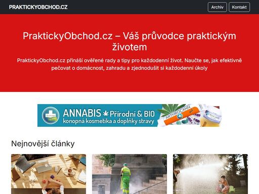 praktickyobchod.cz přináší ověřené rady a tipy pro každodenní život. naučte se, jak efektivně pečovat o domácnost, zahradu a zjednodušit si každodenní úkoly