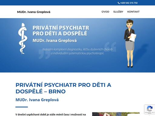 jste ve stresu? máte méně času i možností na odpočinek.jednou z možností je návštěva psychiatra. privátní psychiatr mudr. ivana greplová je zde pro vás v brně a jeho okolí. zavolejte pomůžeme vám.