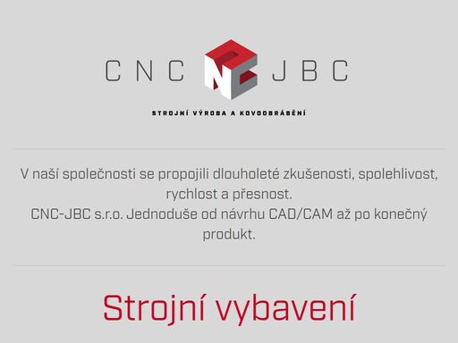 cnc stroje, obrábení