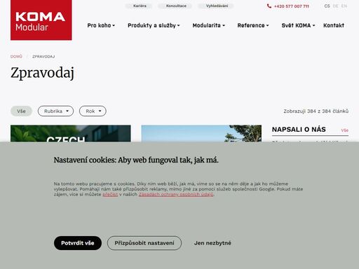 koma modular s.r.o. - specialista na modulární výstavbu. dodáme modulární objekty takové, jaké chcete, aby byly.