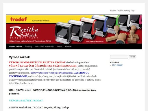 www.razitkasedlacekkv.cz