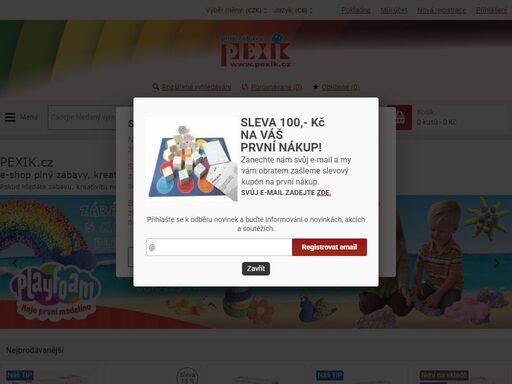 internetová prodejna distributora her a hraček pexi s.r.o.