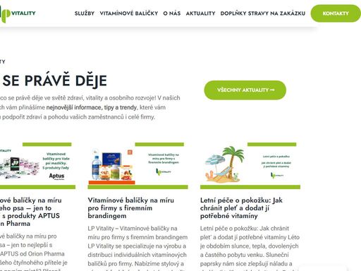 objevte personalizované vitamínové balíčky zaměřené na zlepšení zdraví a produktivity vašich zaměstnanců.