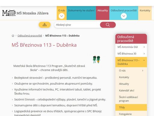 mš březinova 113 – duběnka