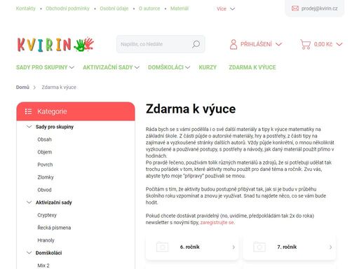 homepage. máte někdy pocit, že vaši žáci umí řešit obvody a obsahy jenom v období, kdy to učíte? a že když se k učivu vrátíte, motají jeden vzorec s druhým, ale úlohu vlastně nevyřeší? nebo že vyřeší obdélníky a čtverce, ale nepravidelné tvary jsou nad jejich síly? že si pletou obvod a obsah, o jednotkách nemluvě? že…