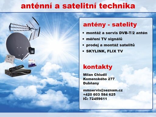 anténa hodonín, satelit hodonín. satelitní a dvb-t technika, příjem digitální televize, set-top-boxy, digitální antény, satelitní komplety.