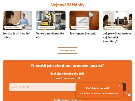 centralwork s.r.o. je personální agentura zabezpečující práci v české republice. rádi vám zodpovíme vaše dotazy. kontaktujte nás a nebo nám nechejte…