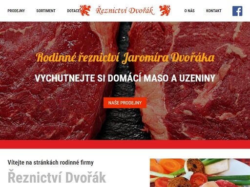 rodinné řeznictví jaromír dvořák - kvalitní domácí maso a uzeniny.