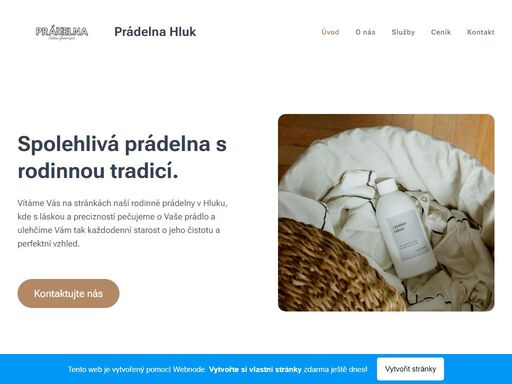 prádelna hluk spolehlivá prádelna s rodinnou tradicí.