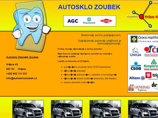 oficiální stránky autoskel zdeněk zoubek - smluvního servisu poji šťoven