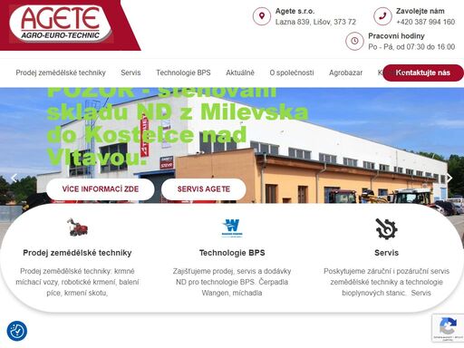 prodej a servis zemědělské techniky, trioliet, tanco, emily, westermann, wangen, eisele