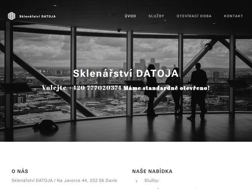 datoja sklenářství davle okna sklenářství datoja