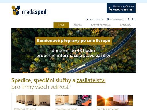 www.madasped.cz