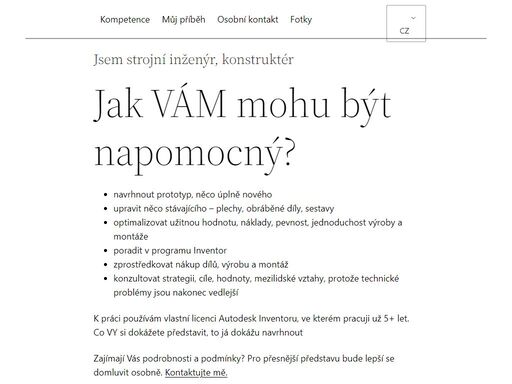 strojní inženýr, konstruktér vývoj od počáteční myšlenky, pevnostní výpočty, výkresy a dxf soubory i zprostředkování výroby. inventor cad