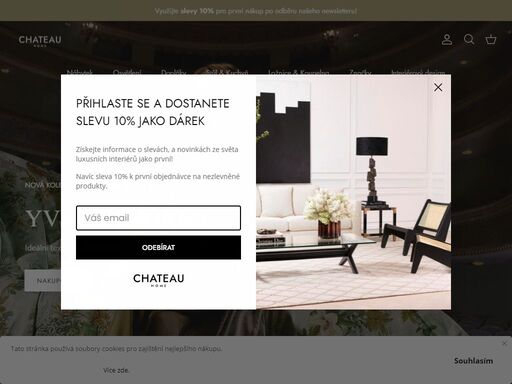 online store pro luxusní nábytek, stolování, osvětlení, textil & bytové doplňky. exkluzivní a oficiální partneři světových značek.