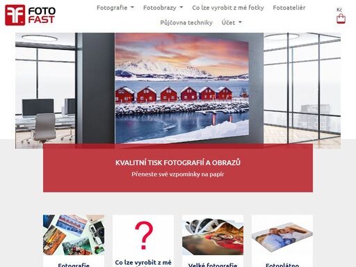 nabízíme služby spojené především s fotografií, fotografováním a pro fotografy, hlavně v jižních čechách, táboře, českých budějovicích. pro zpracování používáme nejmodernější fotografické technologie, včetně velkoformátových plotrů a laminovacích strojů. snažíme se vyhovět začínajícím foto amatérům a zároveň uspokojit potřeby nejnáročnějších fotografických profesionálů na světové úrovni. nabídka našich služeb zahrnuje výrobu a tisk fotografií, fotoobrazů, fotopláten, výstavní tisky, realizace výstav, rámování obrazů, vyvolávání filmů a vše spojené s fotografií. prodáváme fotoaparáty a objektivy značky nikon.