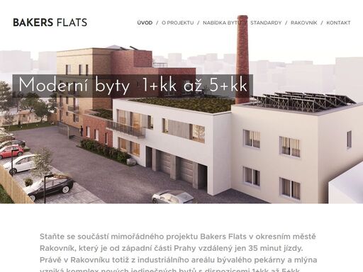 staňte se součástí mimořádného projektu bakers flats v okresním městě rakovník, který je od západní části prahy vzdálený jen 35 minut jízdy. právě v rakovníku totiž z industriálního areálu bývalého pekárny a mlýna vzniká komplex nových jedinečných bytů s dispozicemi 1+kk až 5+kk.