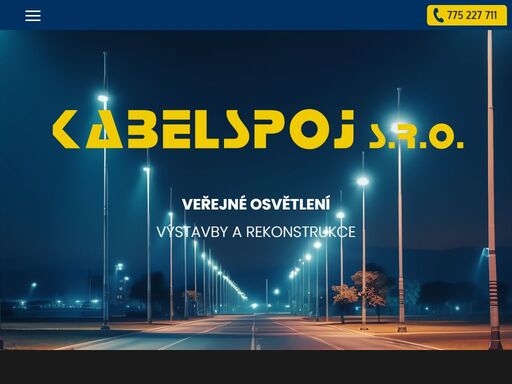 kabelspoj s.r.o.  je společnost se sídlem v praze a provozovnou v libočanech