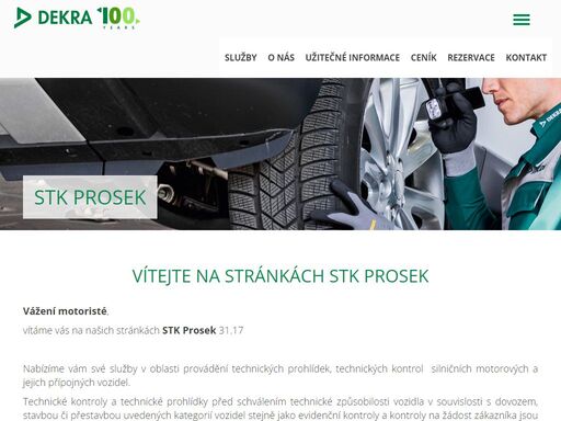 dekra cz a.s. - stk, sme, tuning, auto, skoleni, kurzy