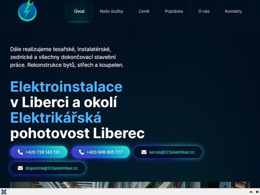 elektřikář liberec - elektroinstalace, opravy, rekonstrukce, montáže, jističe. elektro pohotovost liberec