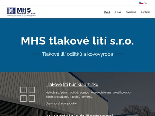 tlakové lití hliníku a zinku, obrábění