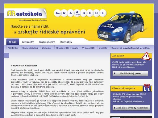 ar autoškola - akreditované školící středisko