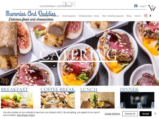mummies and daddies delicious food and cheesecakes catering. great food, friendly service, and fast communication. hassle-free catering. catering for one to 1000 people. we look forward to seeing you, so choose according to your taste:) 