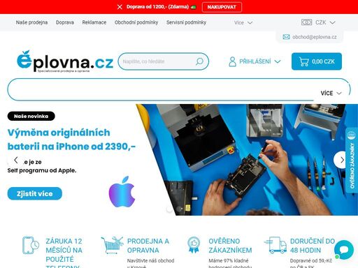 servis telefonů apple, děláme opravy na počkání. prodej originálního příslušenství, telefonů a elektroniky.