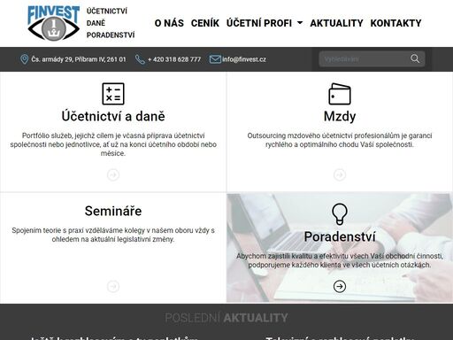 nabízíme kompletní účetní a daňové služby již od roku 1995.