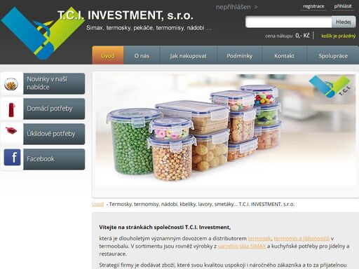 termosky, termomísy, nádobí, kbelíky, lavory, smetáky... t.c.i. investment, s.r.o.