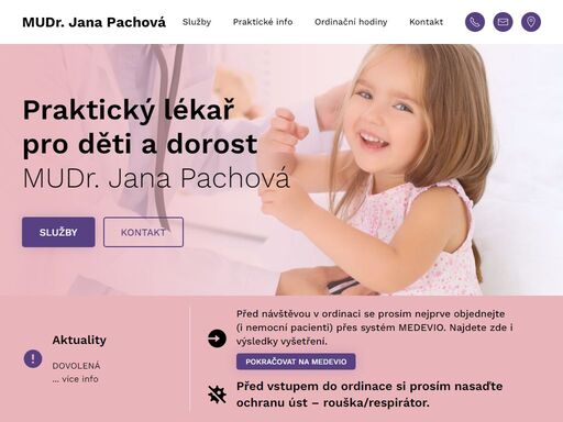 ordinace praktického lékaře pro děti a dorost