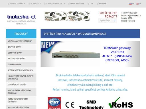 široká nabídka telekomunikačních zařízení, které vám umožní inovovat, rozšiřovat a optimalizovat sítě, snižovat náklady, efektivně využít existující linky a sítě atd. řešení na míru, která splňují specifické potřeby každého zákazníka.