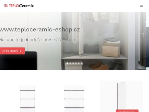 přehled všech panelů teploceramic