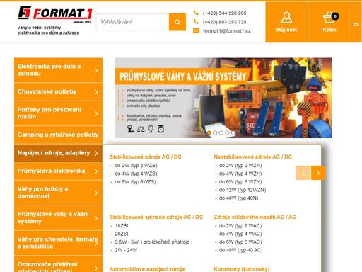 jsme český výrobce vah a elektroniky pro dům a zahradu jako jsou plašiče, odháněče ptáků nebo filtry nečistot z vodovodního potrubí.