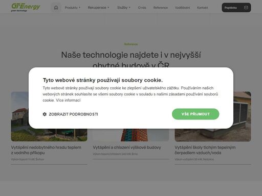 gt energy : naší vizí je vyhledávat v zahraničí nové úsporné technologie a aplikovat je v české republice.