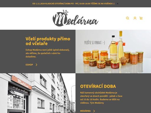 #medárna# - #prodej #českého# #medu# #a# #medových# #dobrot# #přímo# #od# #včelaře#.