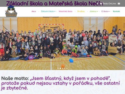 naše škola je spíše menší venkovskou školou, navštěvuje ji 151 žáků, kapacita školy je 270 žáků. kapacita mateřské školy je 59 dětí a je plně obsazena.