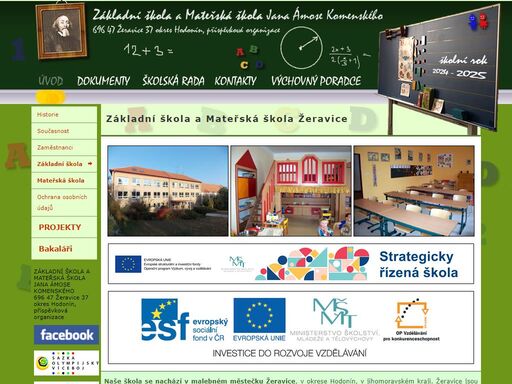 základní škola a mateřská škola jana ámose komenského žeravice