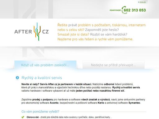 záchrana dat, obnova hesel, správa sítí a pc servis.