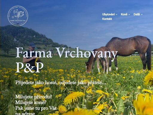 farma vrchovany - ubytování, ustájení a jízda na koni v malebném prostředí. zažijte pohodu naší farmy. rezervujte si svůj pobyt nyní!
