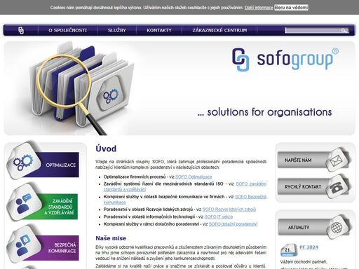 úvod - optimalizace firemních procesů, zavádění systémů řízení dle standardů iso