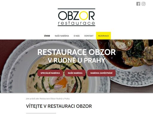 restaurace obzor se nachází přímo v centru rudné u prahy (v areálu lidl) a má pro vás otevřeno každý den od 11:00 do 22:00, v neděli do 16:00. v pracovní dny od…