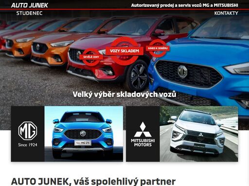 jsme firma specializující se na autorizovaný prodej nových, předváděcích, referenčních, ojetých a servis vozů značek mitsubishi a mg.
