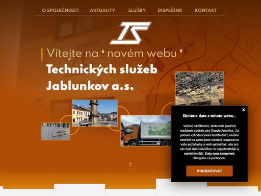 technické služby jablunkov a.s. ? homepage ? hlavní předmět podnikání je výroba a rozvod tepla a teplé užitkové vody , správa bytového fondu ve vlastnictví města jablunkova,údržba veřejného osvětlení a drobná stavební činnost.